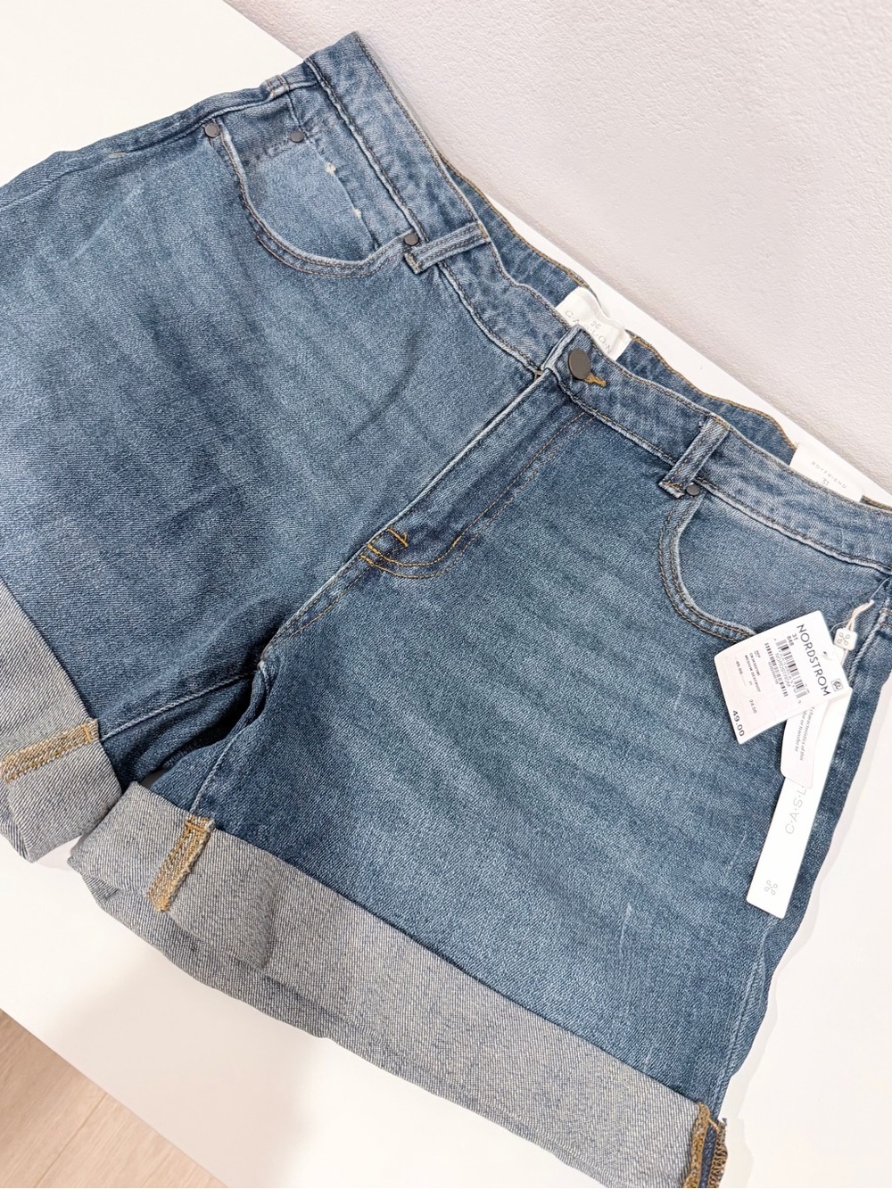Caslon Classic Boyfriend Denim Shorts - Picture 4 of 7